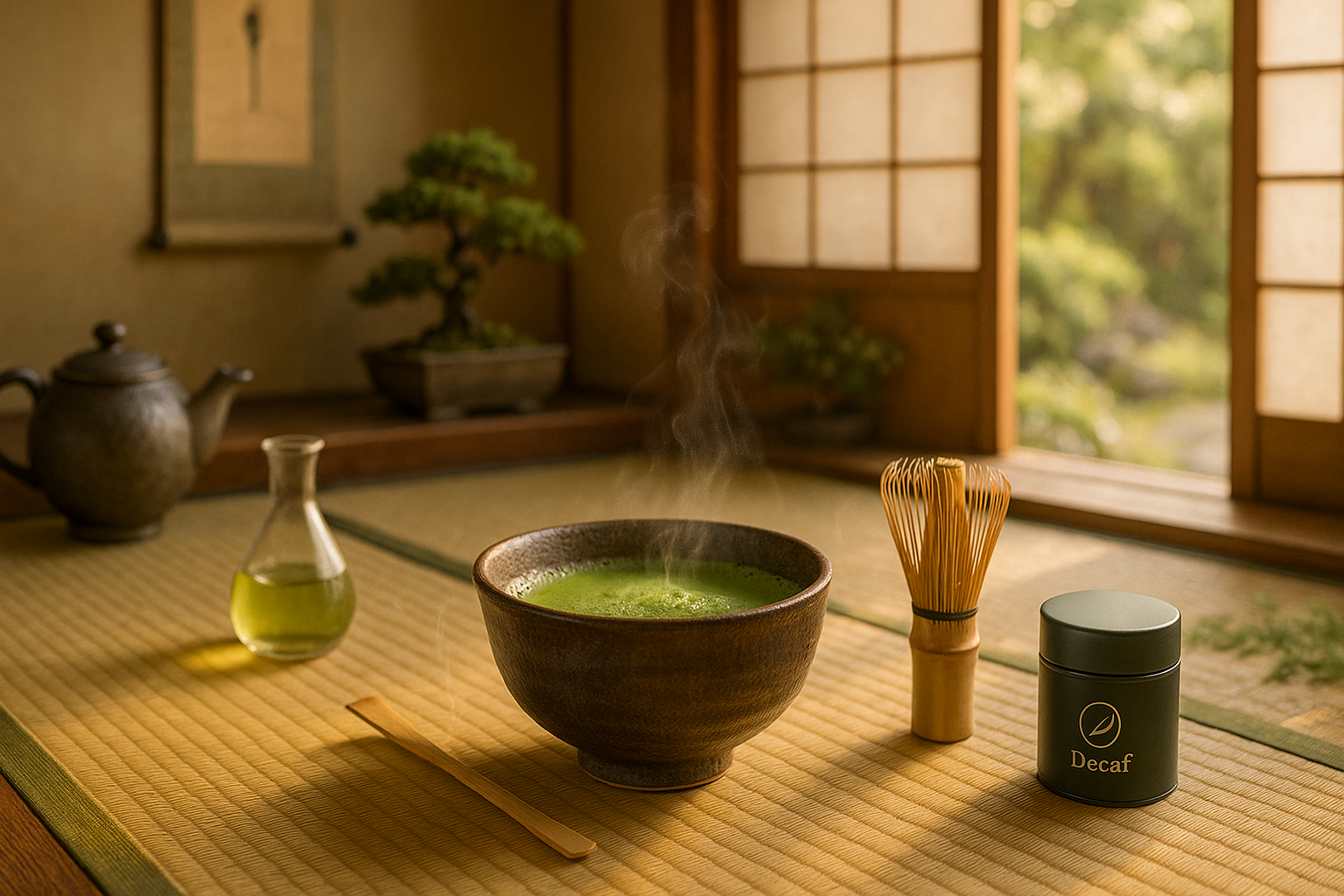 The Mindful Ritual of Decaf Matcha