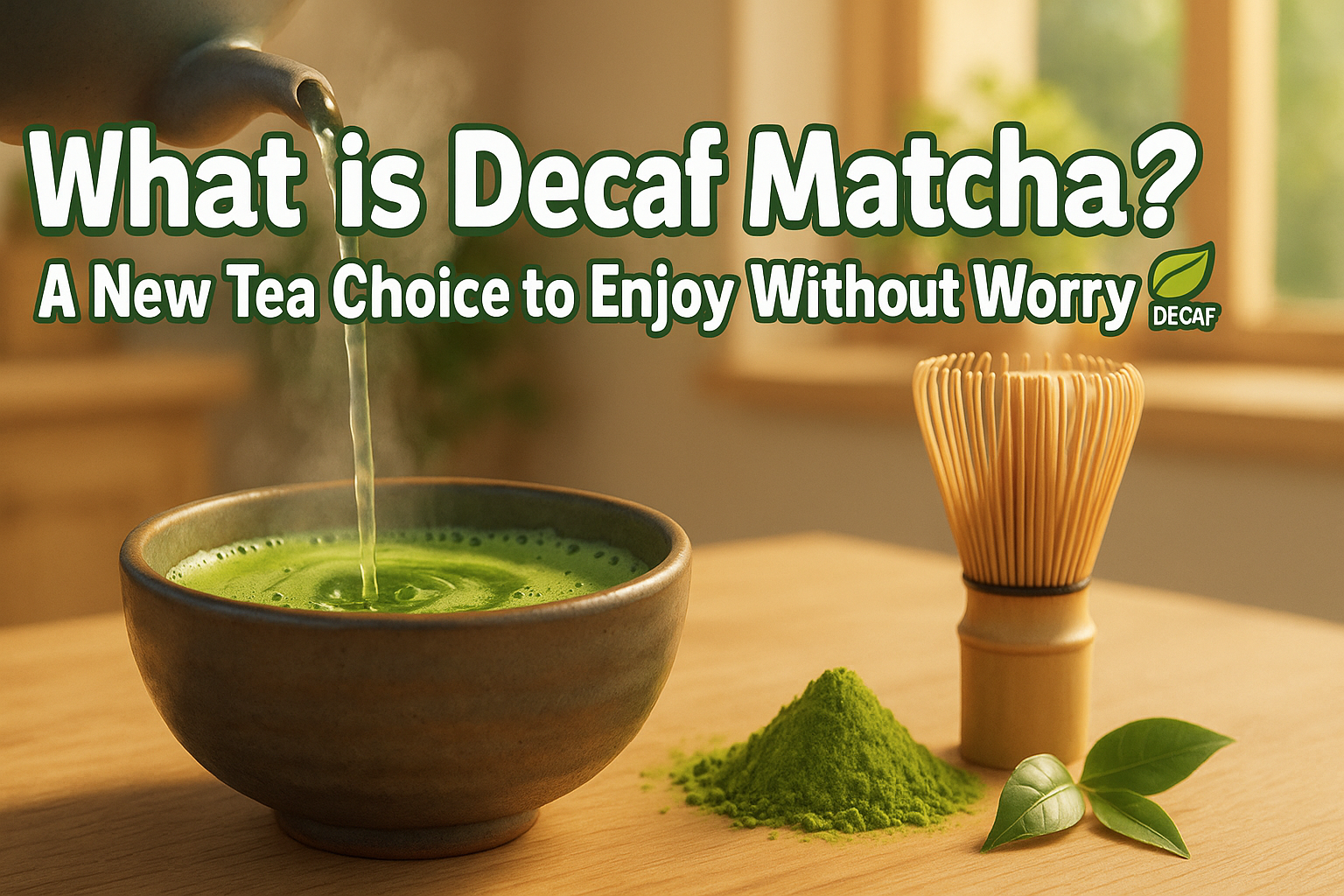 What is Decaf Matcha? A New Tea Choice to Enjoy Without Worry