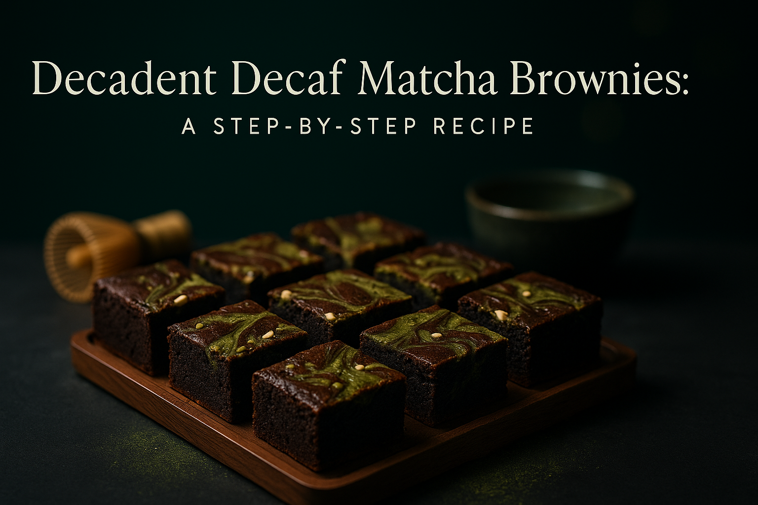 Decadent Decaf Matcha Brownies: A Step-by-Step Recipe