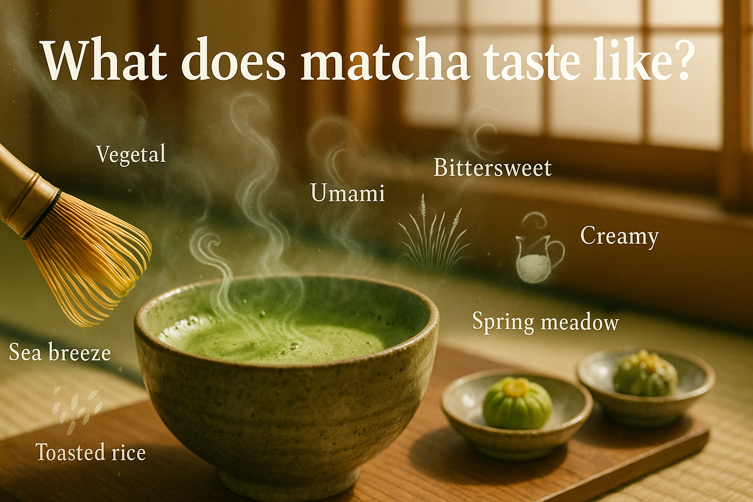 What does matcha taste like？