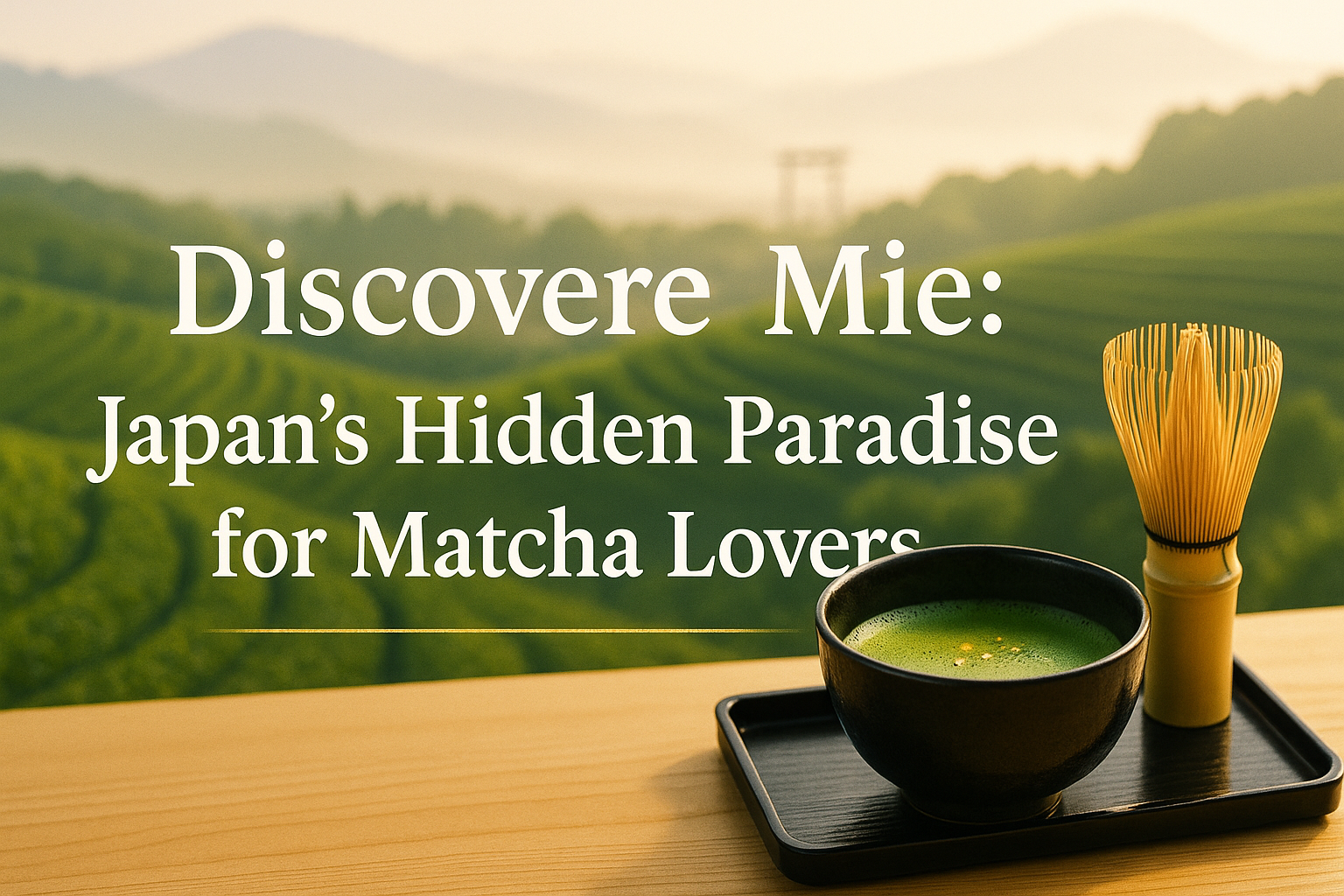 Discover Mie: Japan's Hidden Paradise for Matcha Lovers