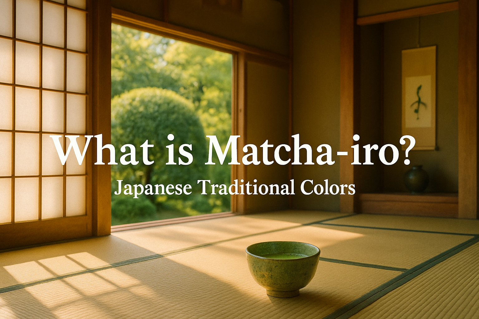 What is Matcha-iro? – Japanese Traditional Colors