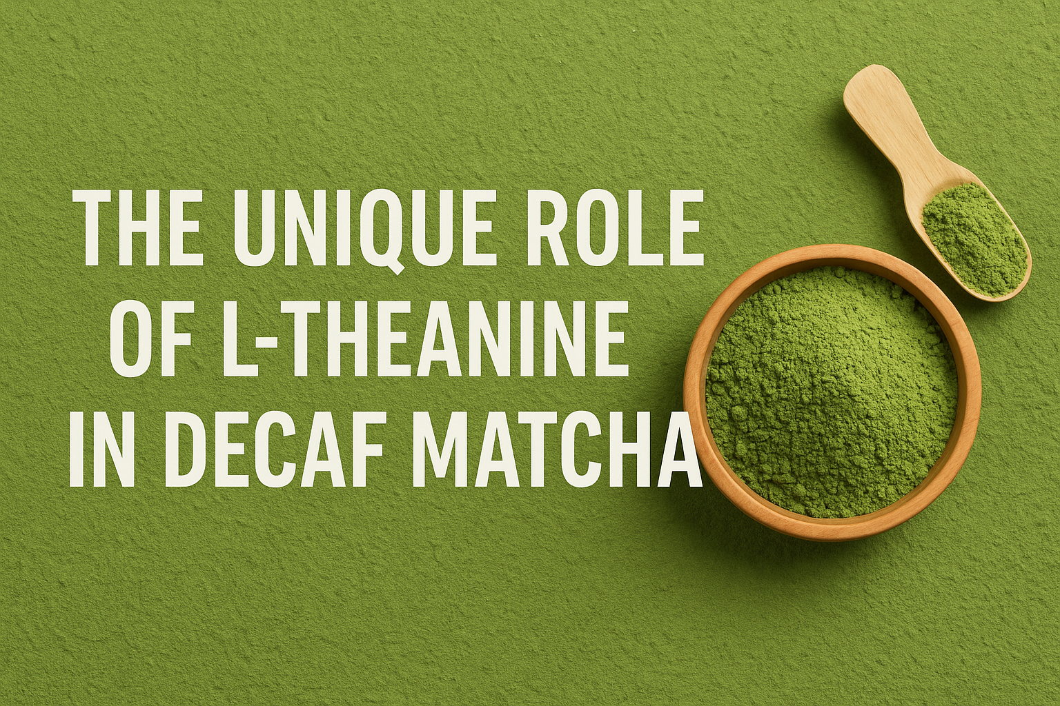 The Unique Role of L-Theanine in Decaf Matcha