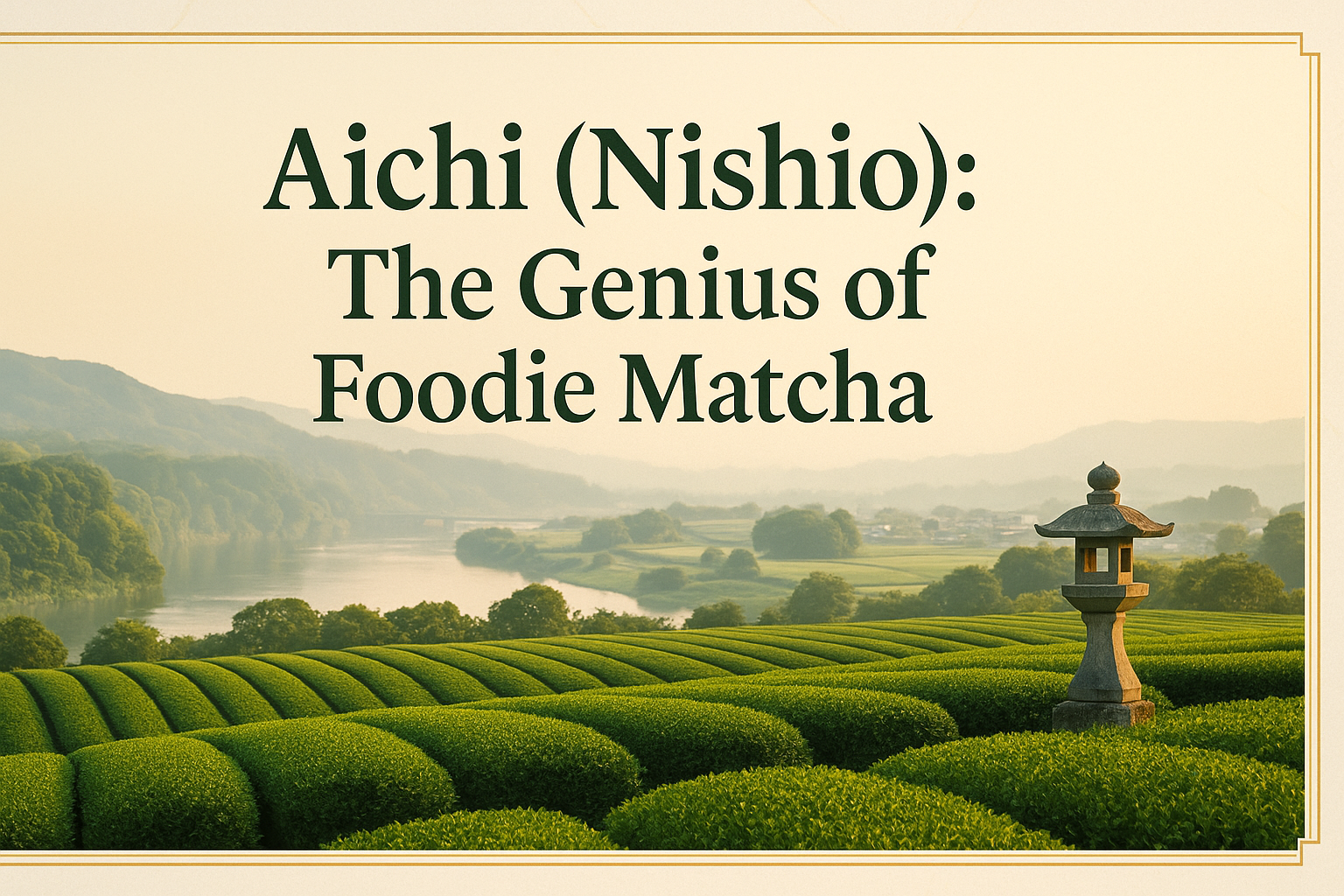 Meet the Four Titans of Japanese Matcha Aichi (Nishio): The Genius of Foodie Matcha