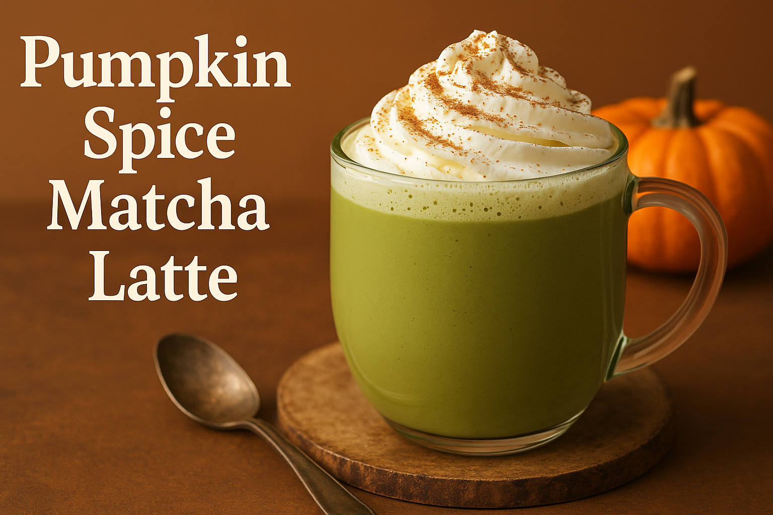 Easy Pumpkin Spice Decaf Matcha Latte Recipe