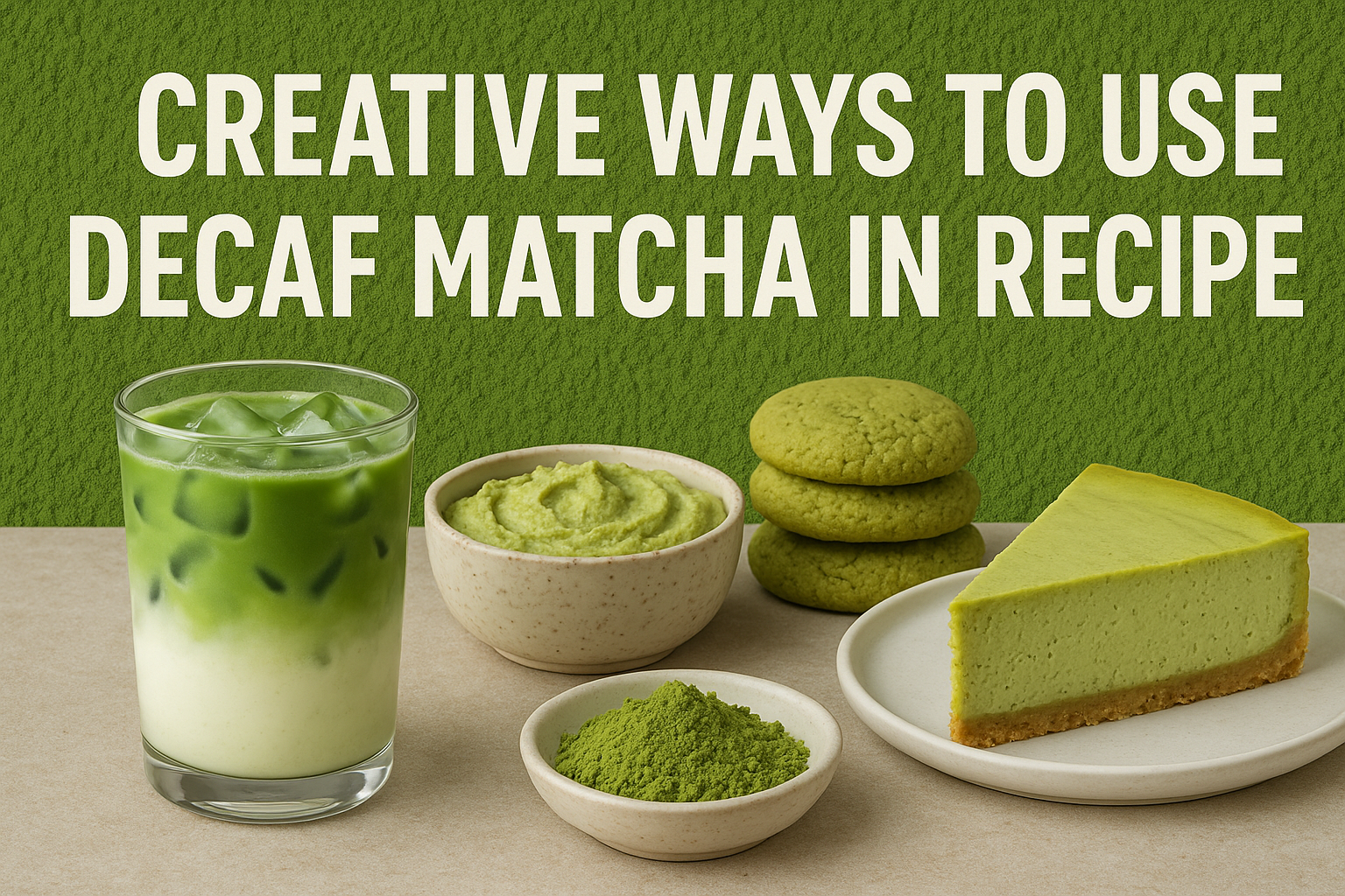 Creative Ways to Use Decaf Matcha in Recipes