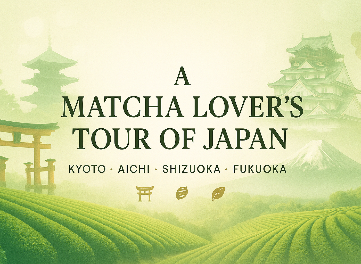 A Matcha Lover's Tour of Japan: Exploring the Flavors of Uji, Nishio, and Beyond